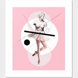 Greek Ballerina Abstract Posters and Art